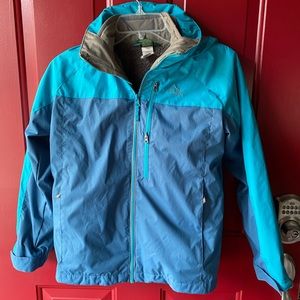 3 IN 1   Child’s size 10/12 LL Bean 3 way coat